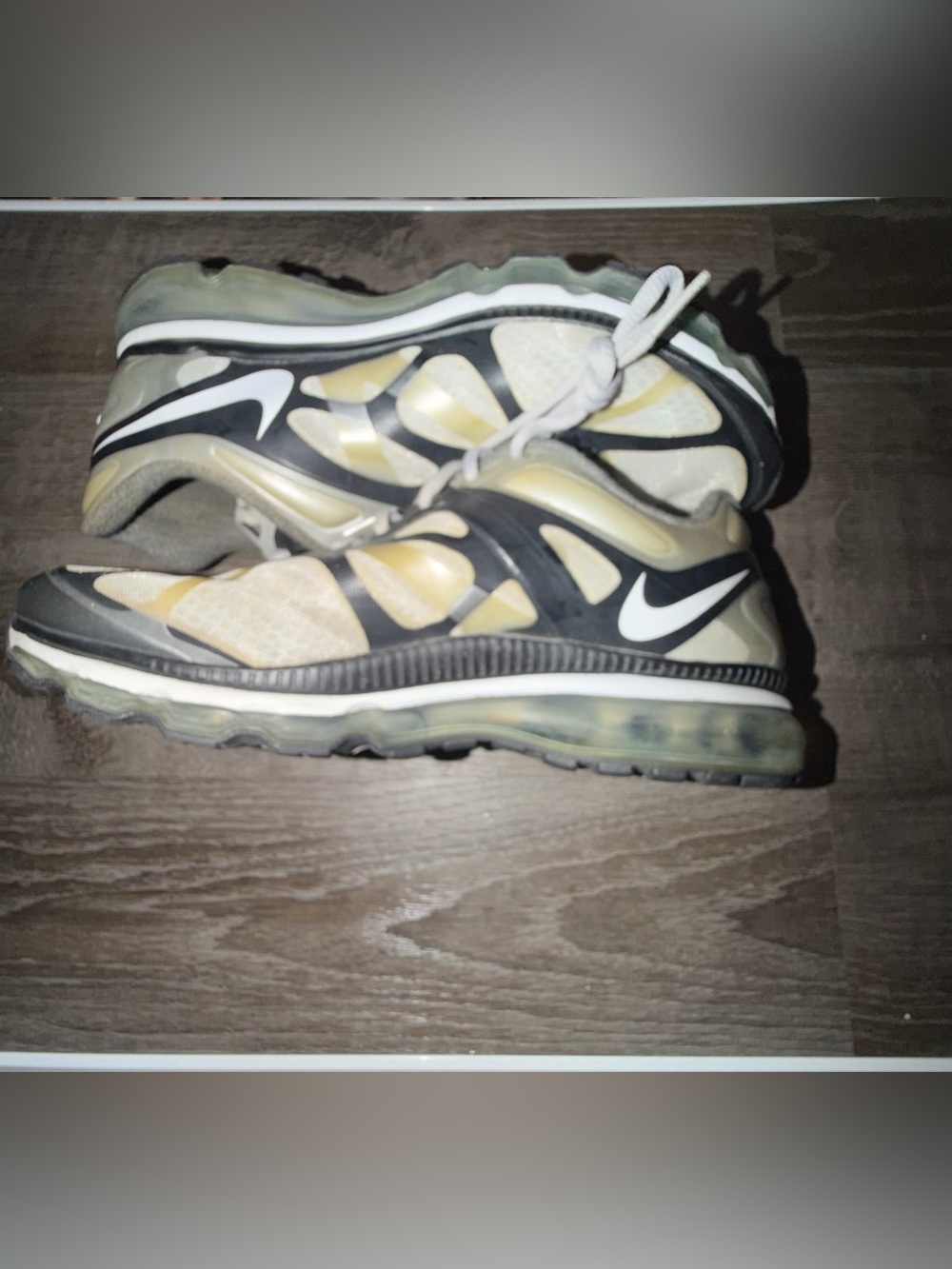 Nike Air Max+ 2012 Wolf Grey Running Shoes Mens Size 9.5 487982-010